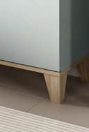 Inn.Furn Waschbeckenunterschrank Luna Hellgrün Eiche 2-türig Bild 5