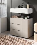 Inn.Furn Waschbeckenunterschrank Larik Sand/Kaschmir 60 cm Bild 5