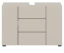Inn.Furn Waschbeckenunterschrank Larik 80 cm Beige Schwarz Modern Bild 4