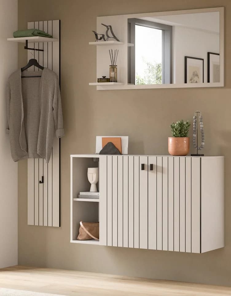 Inn.Furn Garderobenpaneel Loreno mit Kleiderstange und Hutablage - Bild 4