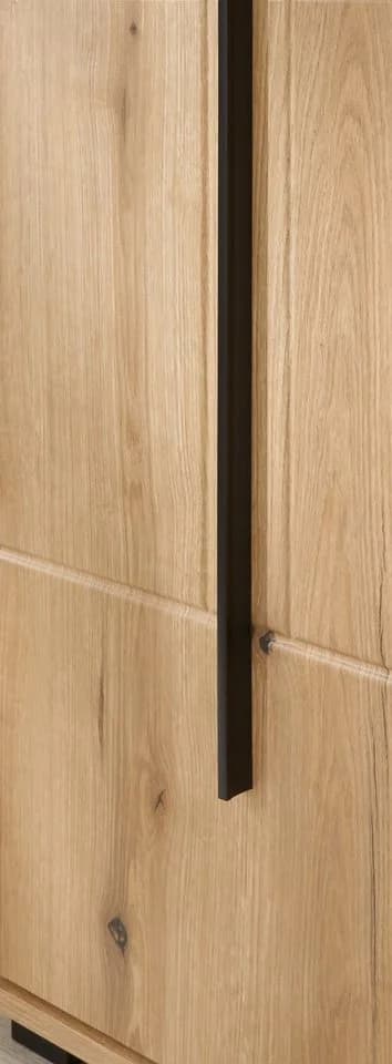 Furn.Design Kompaktgarderobe Design-D Eiche Schwarz Soft-Close - Bild 5