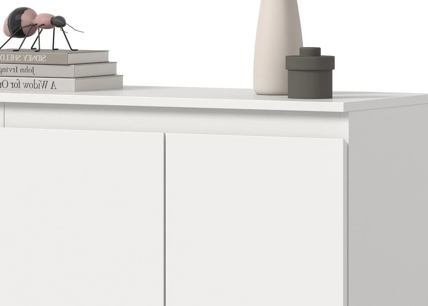 Inn.Furn Kombikommode Assino Weiß 3-türig mit 10 Fächern - Bild 3