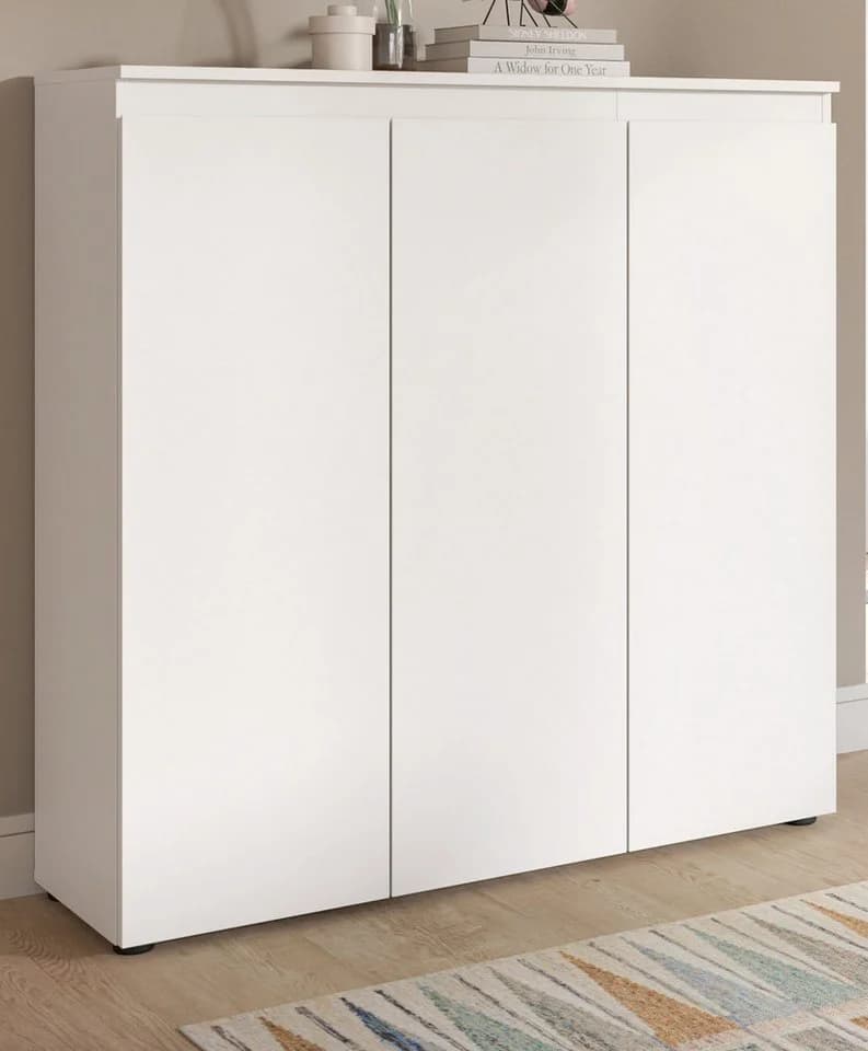 Inn.Furn Kombikommode Assino Weiß 3-türig mit 10 Fächern - Bild 5
