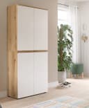 Inn.Furn Mehrzweckschrank Assino 4-türig Weiß Eiche Dekor Bild 2