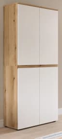 Inn.Furn Mehrzweckschrank Assino 4-türig Weiß Eiche Dekor Bild 4