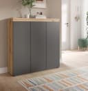 Inn.Furn Kombikommode Assino Grau Eiche 3-türig Bild 1