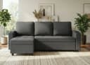 HOMALL Ecksofa L-Form Schlafsofa Grau mit Stauraum Bild 2