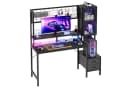 Furnicopia Gamingtisch mit LED-Beleuchtung und Steckdosen Bild 2
