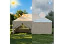 HOMALL Faltpavillon 300x600cm Beige/Grau wasserdicht Bild 4