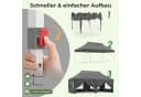 HOMALL Faltpavillon Pop-Up Partyzelt Grau Beige wasserdicht Bild 5