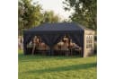 GUNJI Faltpavillon 3x6m Pop-up Partyzelt grau/schwarz wetterfest Bild 2