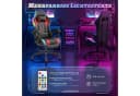HOMALL Gaming-Stuhl mit LED, Ergonomisch, Fußstütze, Blau Bild 3