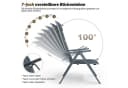 HOMALL Klappstuhl Aluminium mit Armlehnen 2er Set Bild 4
