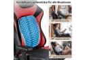 HOMALL Gaming-Stuhl Rot mit verstellbarer Lendenstütze und 2D-Armlehnen Bild 1