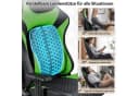 HOMALL Gaming-Stuhl Grün mit verstellbarer Lendenstütze und 2D-Armlehnen Bild 1