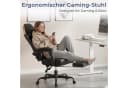 HOMALL Gaming-Stuhl mit Federkern, atmungsaktiver Stoff, Fußstütze, ergonomisch Bild 1