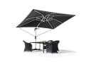 HOMALL Sonnenschirm 300x400 cm Ampelschirm Grau UV-Schutz 50+ Bild 2