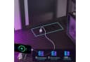 HOMALL L-förmiger Gaming-Schreibtisch mit LED, Regal & Steckdose Bild 4