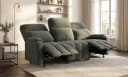GUNJI 3-Sitzer Relaxsofa Elektrisch Verstellbar Grau Bild 5