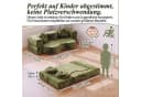 GUNJI Sofa Klappbares Knochenloses Schlafsofa 2-Sitzer Bild 4