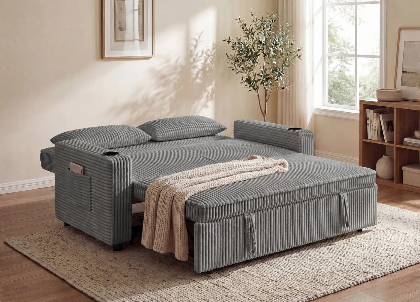 GUNJI Klappbares Doppelsofa Retro - Bild 4