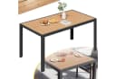 HOMALL Gartentisch Holzoptik Esszimmertisch 100kg Tragkraft Bild 2