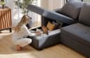 GUNJI Ecksofa L-Form/U-Form mit Stauraum und Schlafunktion Bild 5