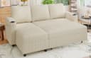 GUNJI Ecksofa L-Form/U-Form mit Stauraum und Schlafunktion Bild 2