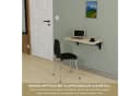 KDR Produktgestaltung Wandklapptisch Esstisch Schreibtisch Eiche Schwarz Bild 1