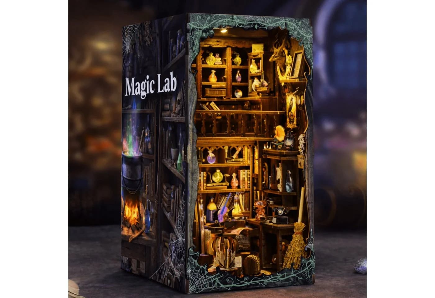MagicHolz Buchstütze Magic Lab Diorama - Bild 2