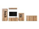 moebel-dich-auf Wohnwand KOS Artisan Eiche Schwarz Softclose LED Bild 2