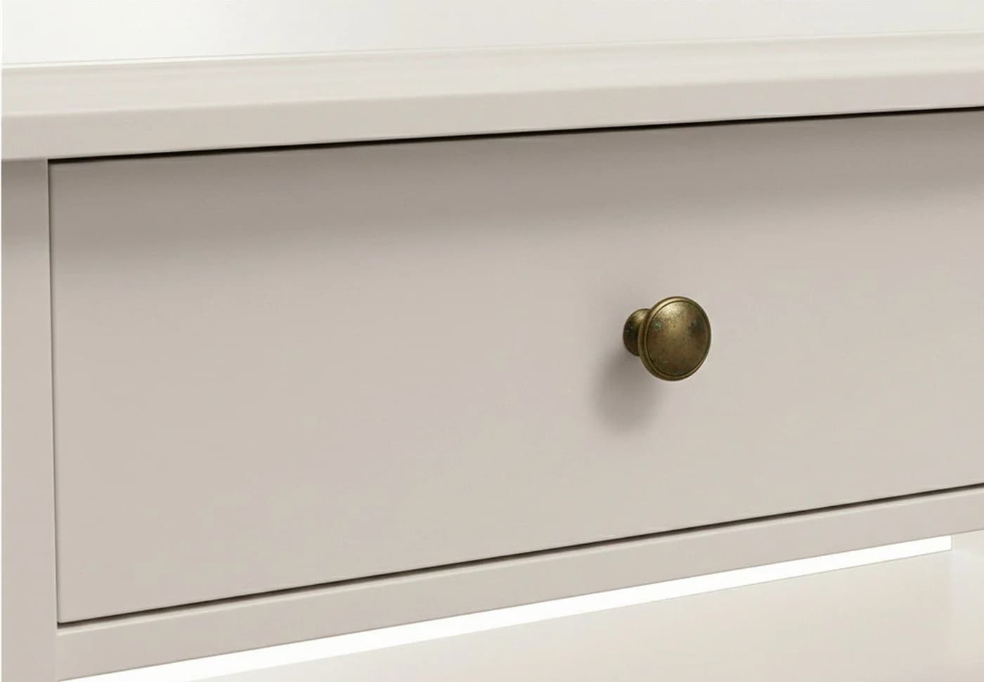 moebel-dich-auf Couchtisch AARHUS Landhausstil Weiß 2 Schubkästen - Bild 4