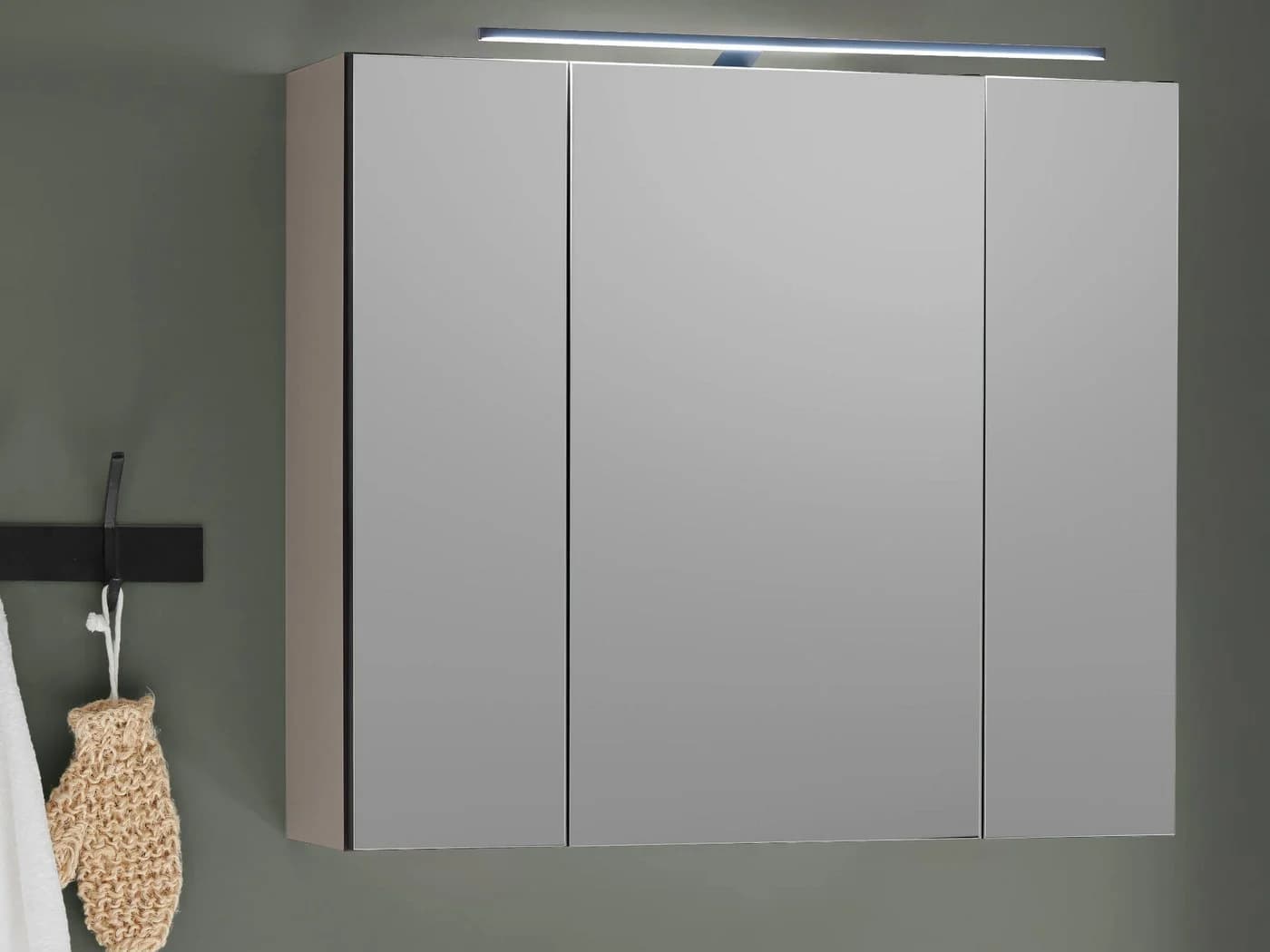 moebel-dich-auf Badezimmerspiegelschrank VENEZIA 80 cm LED-Beleuchtung