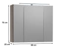 moebel-dich-auf Badezimmerspiegelschrank VENEZIA 80 cm LED-Beleuchtung Bild 3