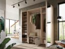 moebel-dich-auf Kompaktgarderobe MODENA 3-tlg. Weiß Bild 1