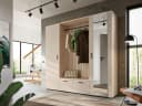 moebel-dich-auf Kompaktgarderobe MODENA 3-tlg. Weiß Bild 2