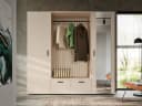 moebel-dich-auf Kompaktgarderobe MODENA 3-tlg. Weiß Bild 3