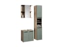 VALENCIA Badezimmer-Set mit Hochschrank, Unterschrank & Spiegelschrank Bild 1