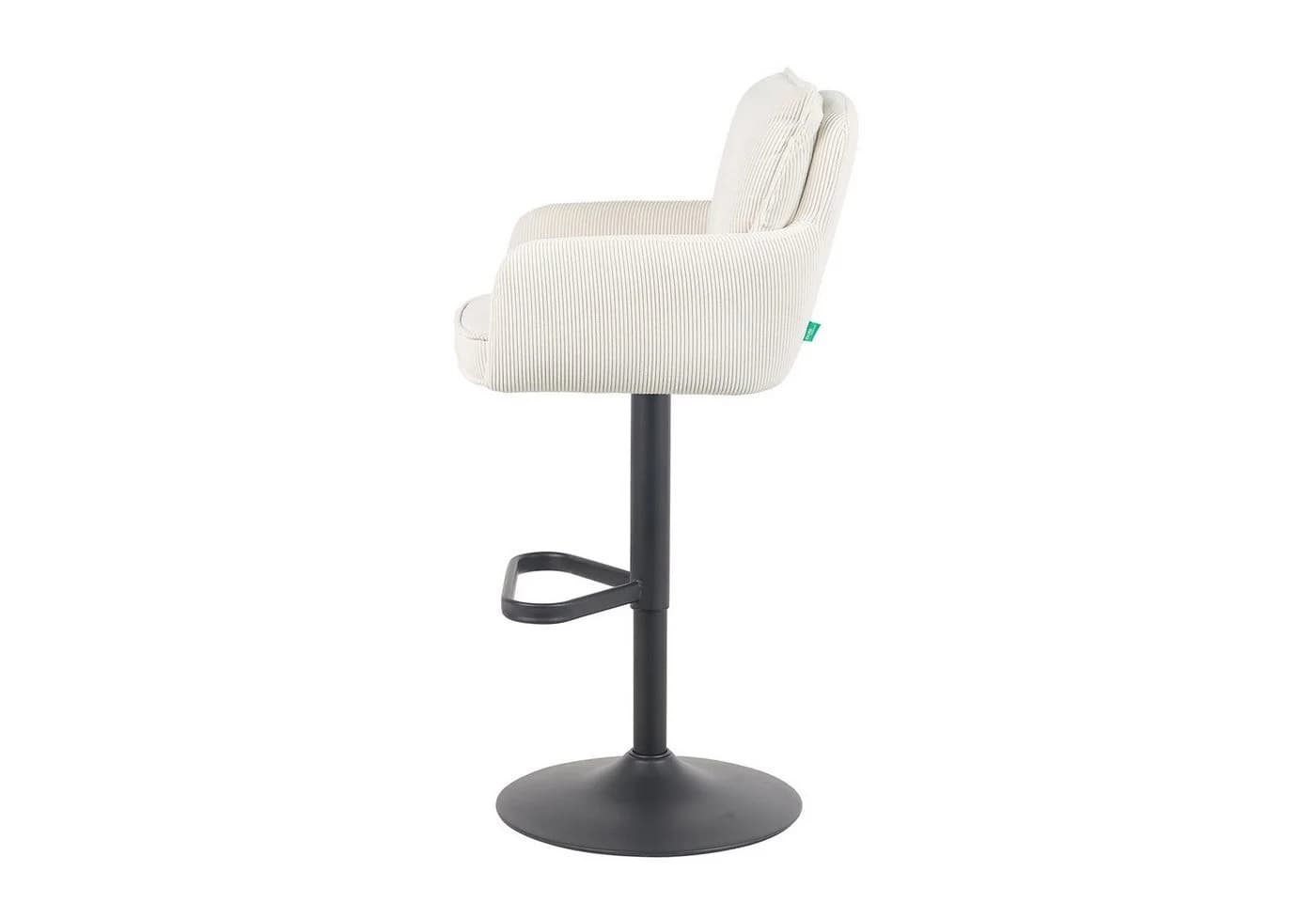 DUBI Möbel Barhocker Kira Matt-Schwarz 360° drehbar höhenverstellbar 2er-Set - Bild 5