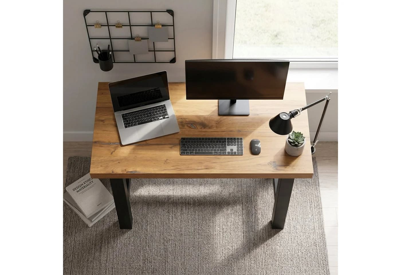 DUBI Möbel Schreibtisch THOR, Extrem stabiler Home Office Tisch - Bild 4