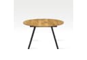 B&D home Esstisch TILL Metallgestell Schwarz/Weiß Ausziehbar 120-150cm Bild 1