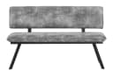 B&D home Essbank JUNA gepolstert Metallgestell 140 oder 160cm Bild 2