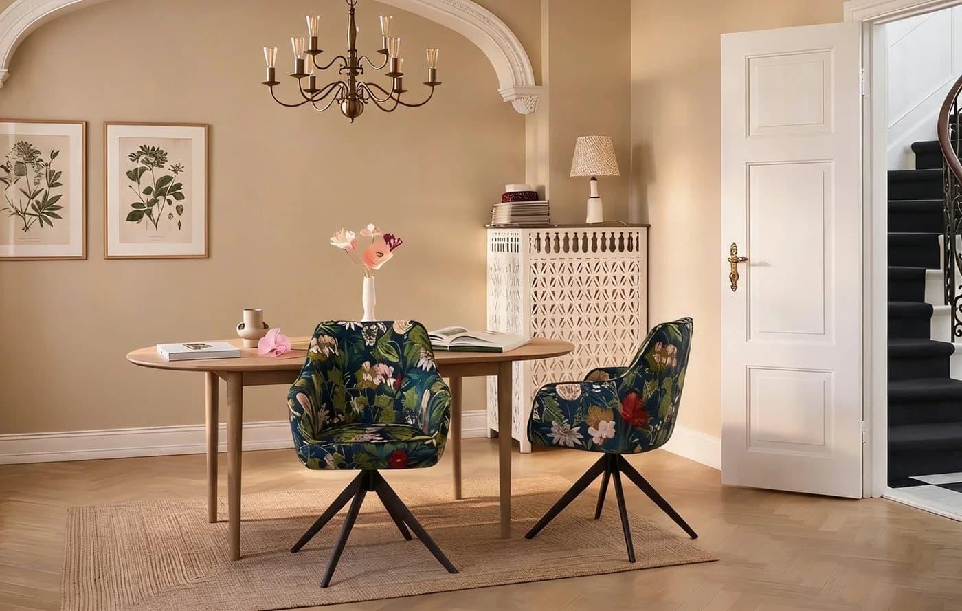 B&D home Polsterstuhl ARVIT mit Taschenfederkern und Armlehnen - Bild 2