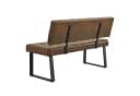 B&D home Essbank SIGFRID gepolstert Metallgestell Braun Bild 3