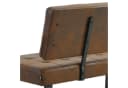 B&D home Essbank SIGFRID gepolstert Metallgestell Braun Bild 5