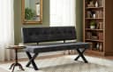 B&D home Essbank KAREN gepolstert Metallgestell Anthrazit Bild 2