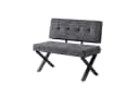 B&D home Eckbank EKA Industrial Style gepolstert Anthrazit Bild 1