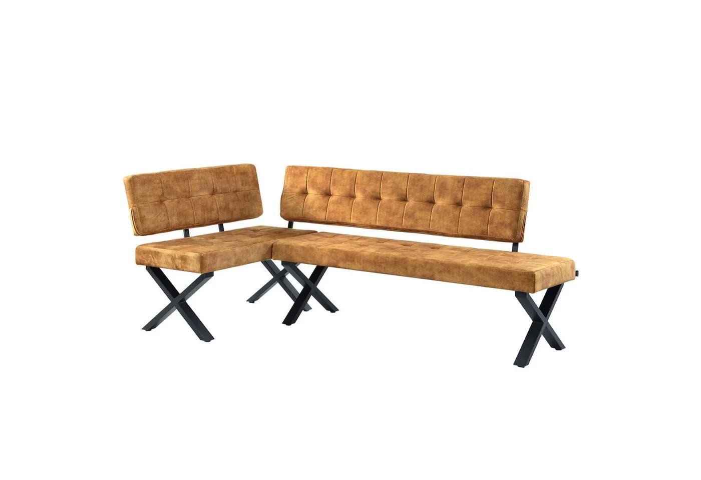 B&D home Eckbank EKA 2-teilig Industrial Style Gelb - Bild 2