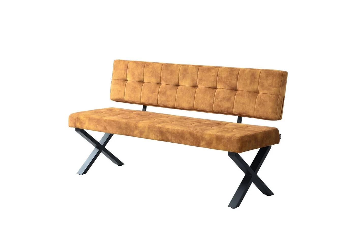 B&D home Eckbank EKA 2-teilig Industrial Style Gelb - Bild 3