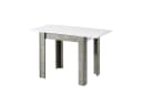 B&D home Esstisch LIVIUS ausziehbar Weiß/Beton Bild 1